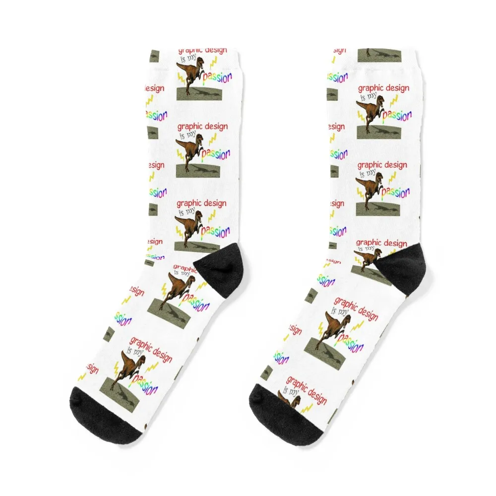 Graphic design is my passion Socks essential Running cycling fashionable Boy Child Socks Women's