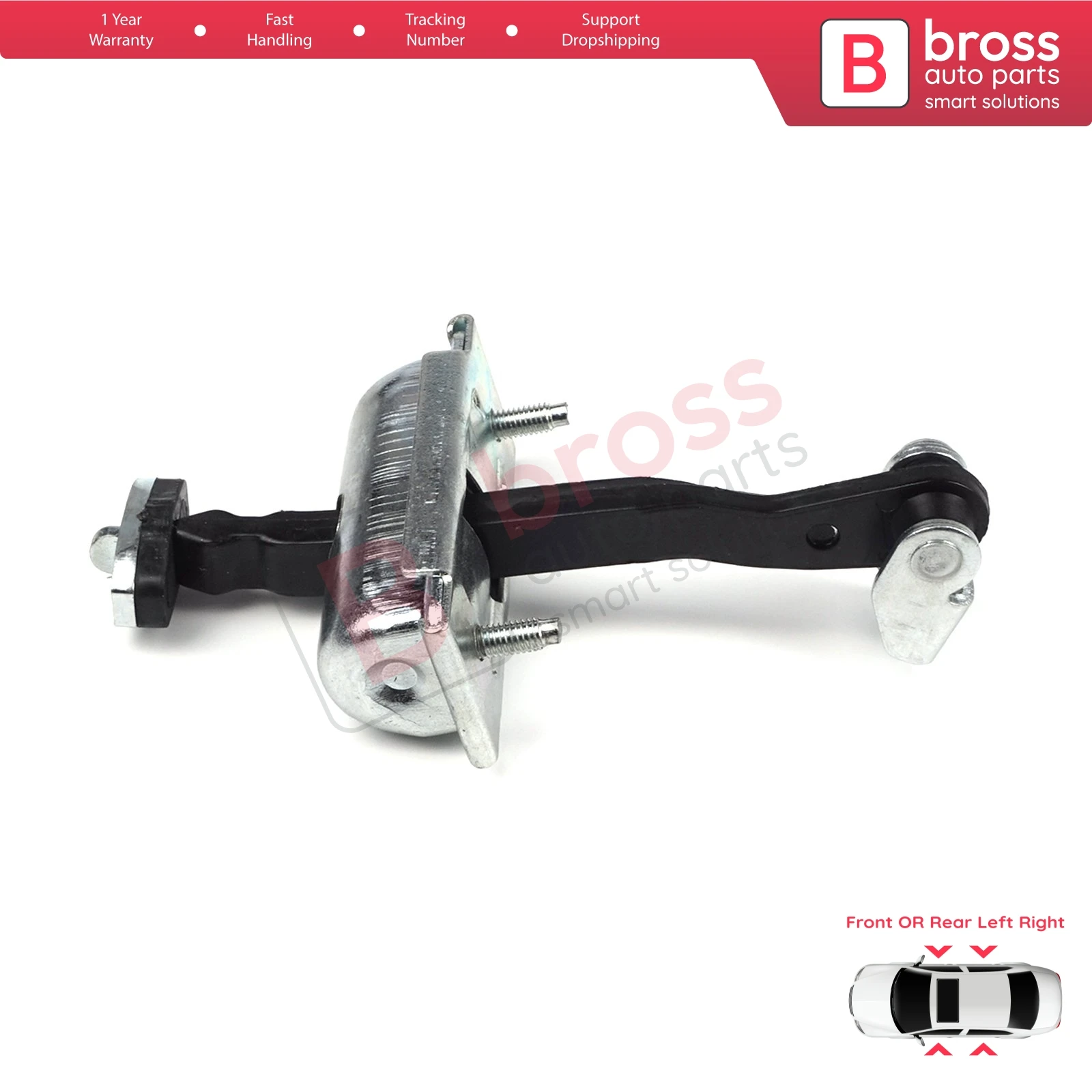 

BDP701 Front OR Rear Door Hinge Stop Check Strap Limiter 3M51R23500AJ 1641573 for Ford Focus MK2 Kuga MK1 C Max MK1