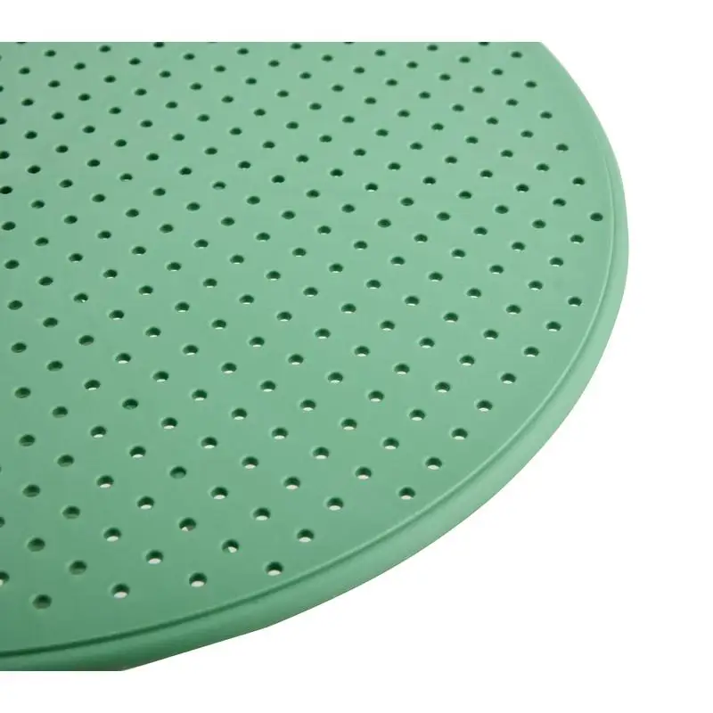 Conjunto de cadeiras bistrô de plástico de 3 peças, plástico oceano ecológico, cor verde