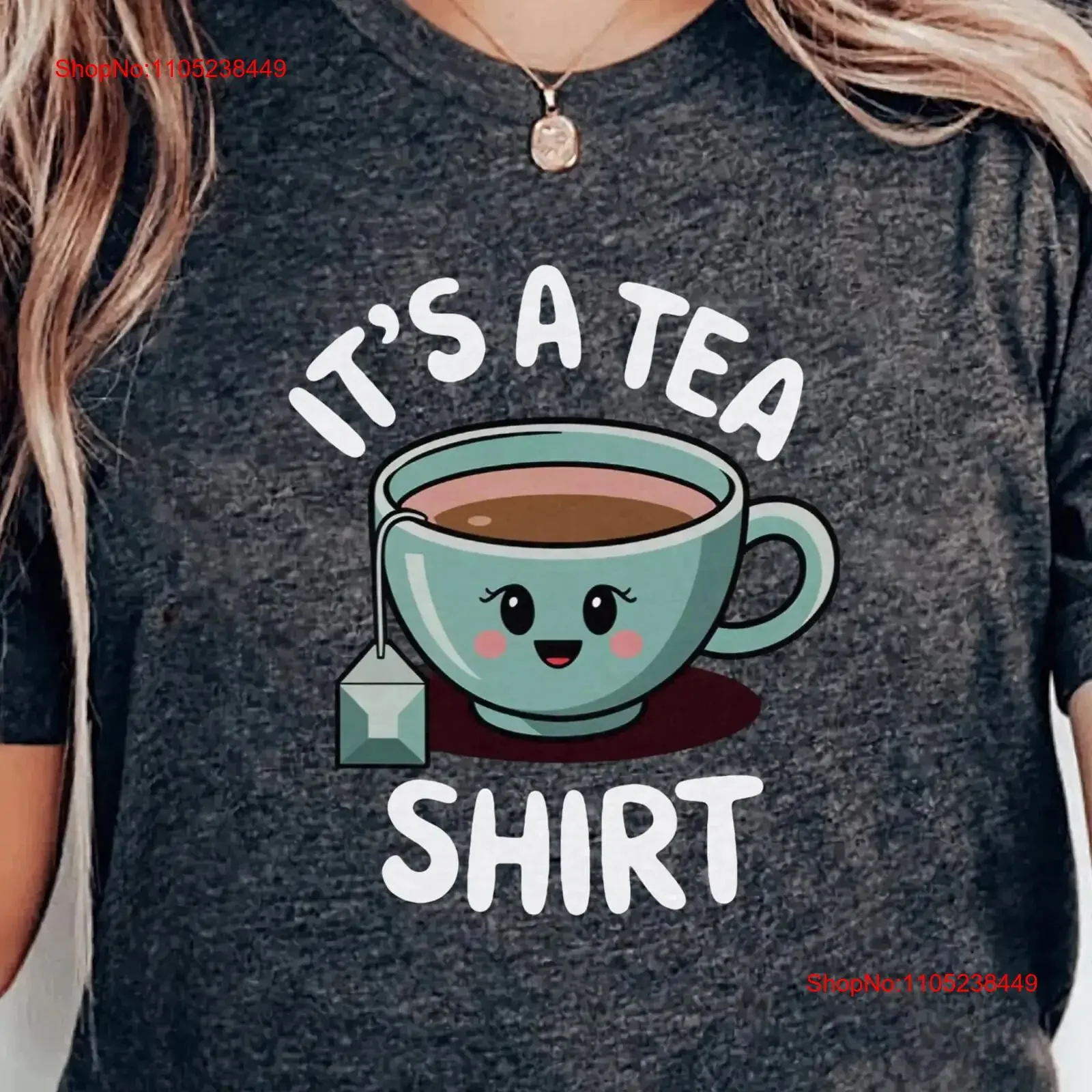 Teatime T Shirt Funny Tea Cup Cartoon Casual Top for Lovers Cute Apparel vintage Washed graphic Versatile Top For Everyday Wear