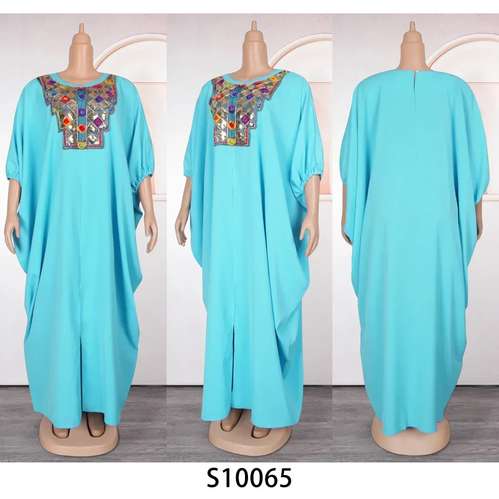 2025 عبايات للنساء دبي فساتين راقية إسلامية أفريقية قفطان فساتين الحفلات المسائية الساتان بوبو رداء ملابس أفريقيا #5