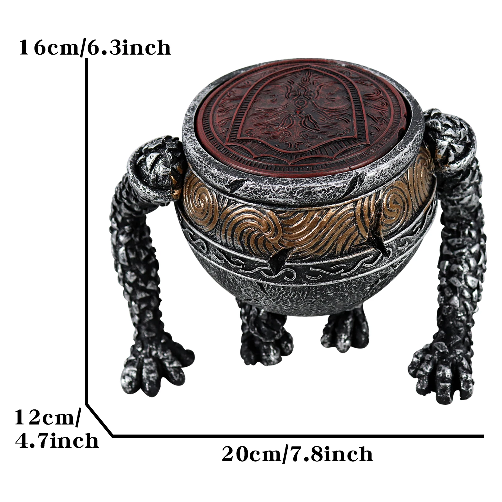 وعاء الصبي التماثيل ميرش الشكل 5 اللون تغيير Led أضواء Elden مصباح التماثيل الراتنج الدائري لجميع القديسين مجموعات ديكور المنزل