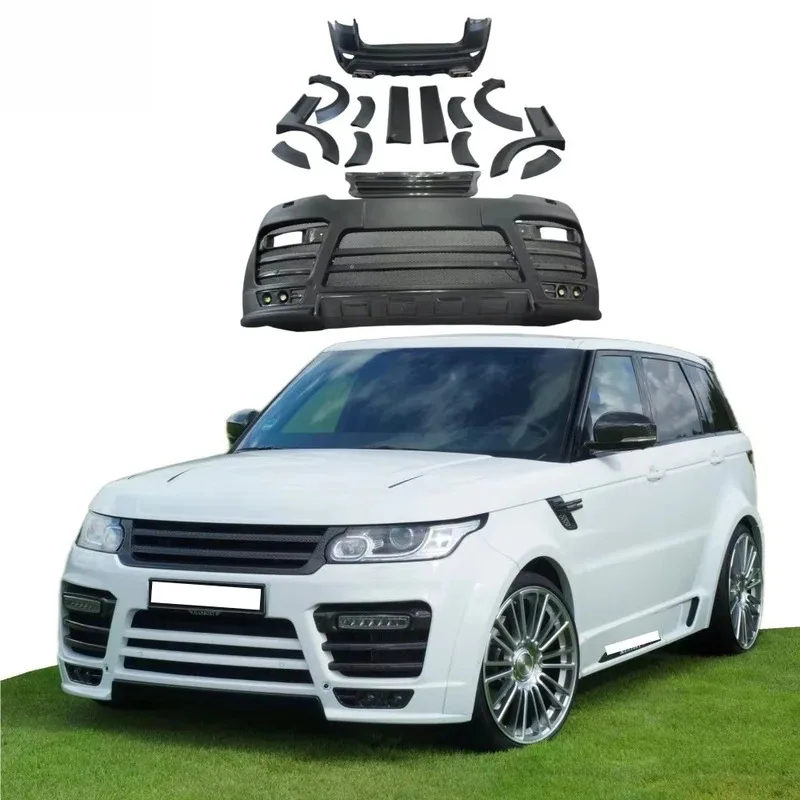 Applicable to For Body Kit Range Sport MSY Carbon Fiber Front Lip Diffuser Spoiler Cover