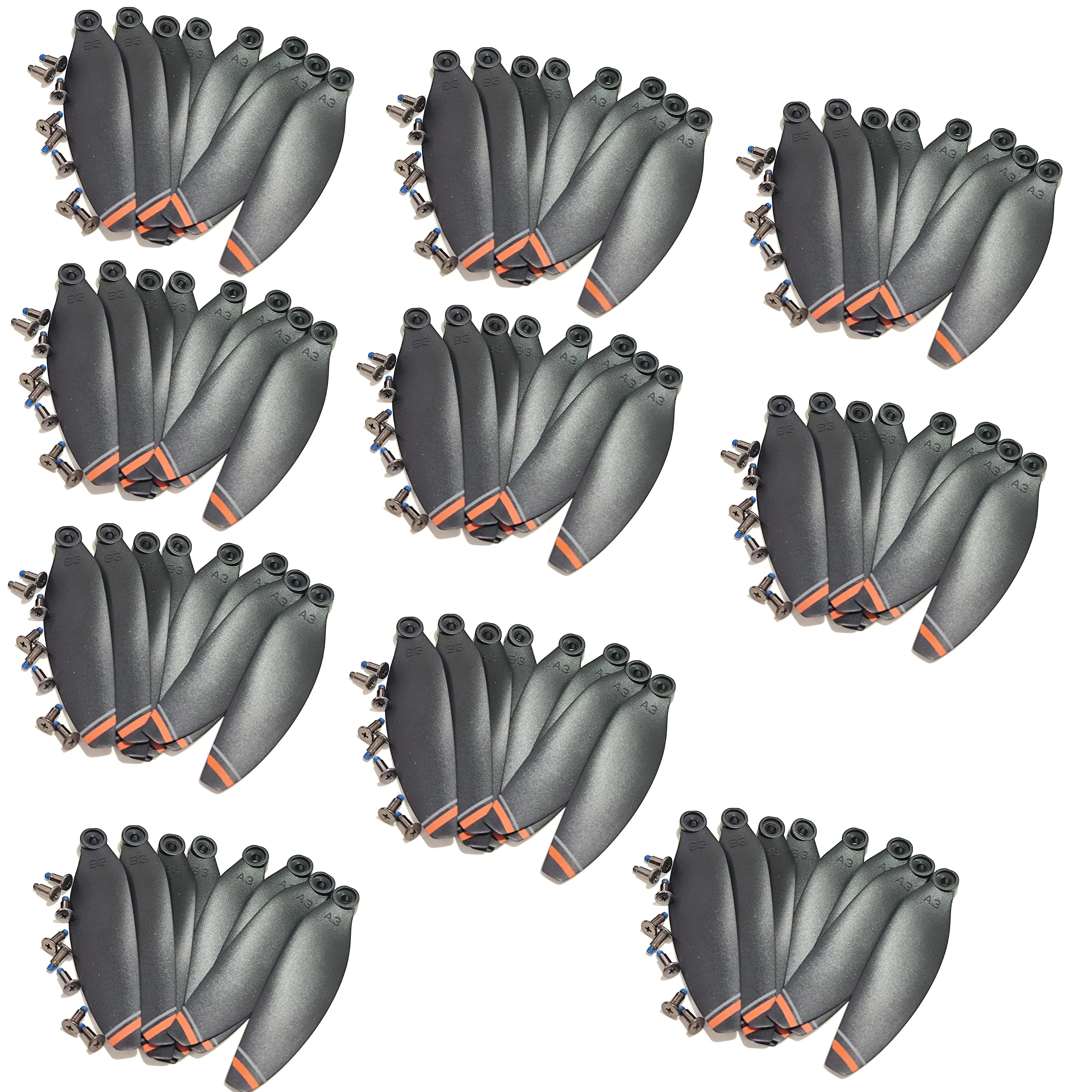 K812MAX Foldable Drone Original Maple Leaf Wing Fan Propeller 1/2/3/45/6/7/8/9/10 Set Blade Props K812 MAX Brushless RC Drones