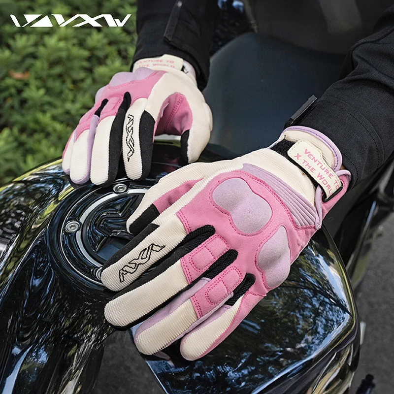 

VXW Full Finger Motorcycle Gloves Anticollision Wear-resistant Motorbike Riding Gloves Touchscreen Breathable Motocross Gloves