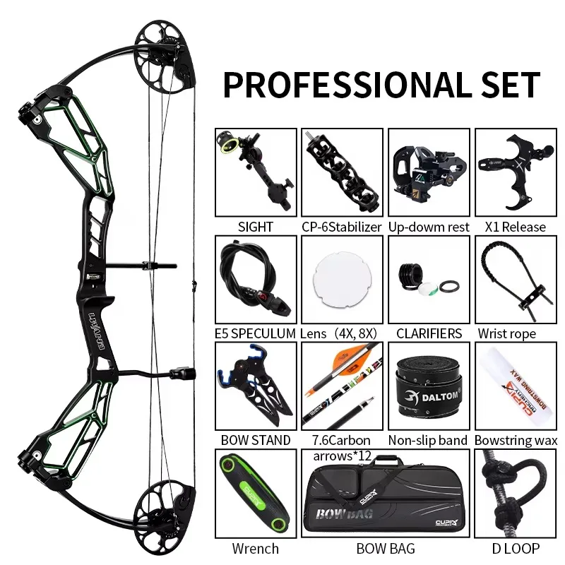LWANO 양궁 프로 제조업체 Lwano 컴파운드 보우 사격 및 컴파운드 사냥용 보우 손목 밴드 양궁 풀 세트