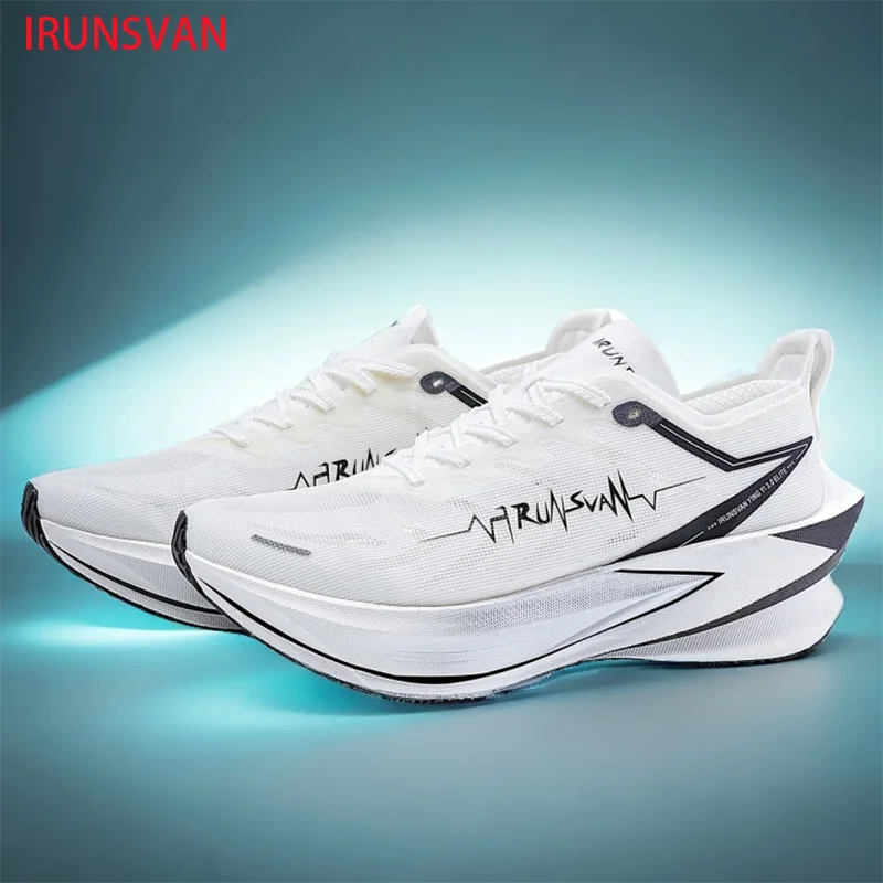

IRUNSVAN Carbon Fiber Men's Running Shoes Marathon Racing Shoes Outdoor Comfortable And Cushioned Women's Sports Shoes 240131
