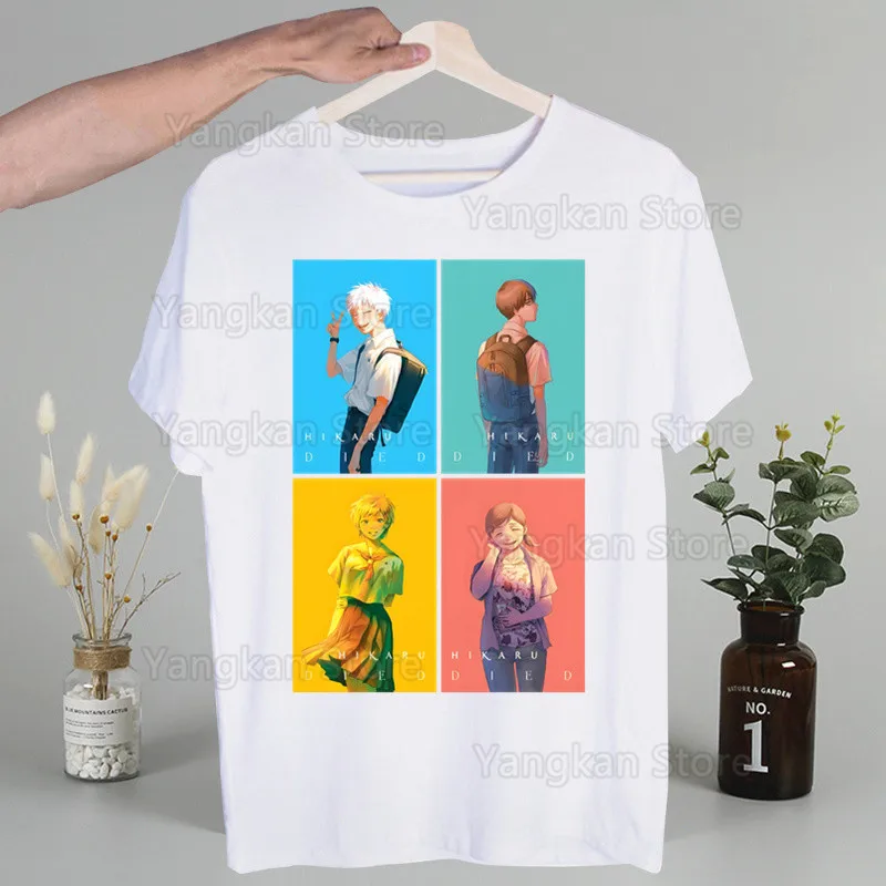

The Summer Hikaru Died T Shirt Men Casual Short Sleeve Tshirt Homme Manga Unisex T-shirt Tees