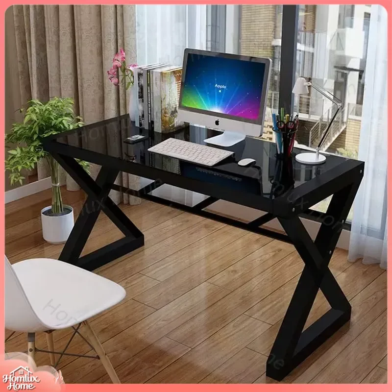 Gaming Desk for PC Computer Console Setup Ergonomic Adjustable Height Desktop Table for Internet Cafe Office Home Use