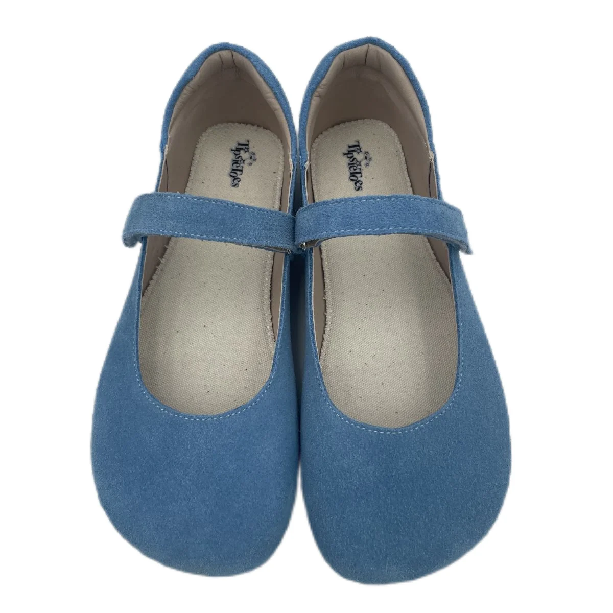 Tipsietoes 2025 Sprinng Autumn Barefoot Cow Suede Genuine Leather Women Ballerina With Zero Drop Flat Soft Sole Wider Toe Box