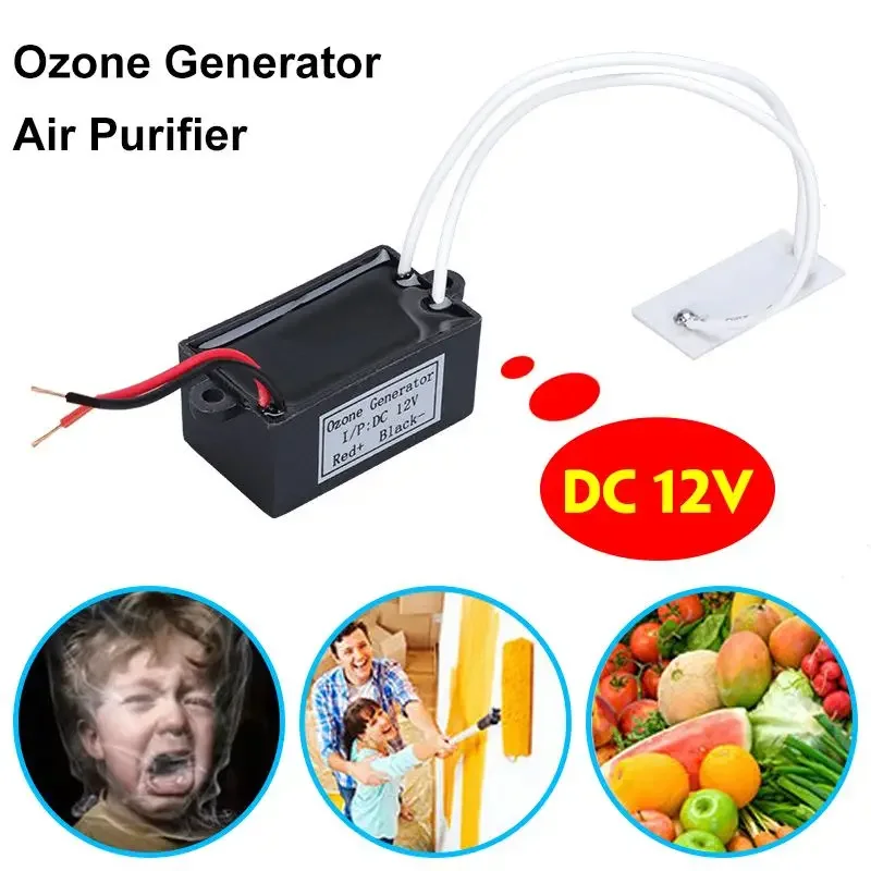 Ozone Generator Air Purifier DC 12V Home Air Cleaner Air Purifier for Home Car Portable