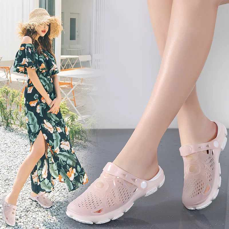 Women Sandals Summer Slippers Women Outdoor Beach Casual Shoes Female Sandals Water Shoes Sandals Light Breathable Ladies Shoesg