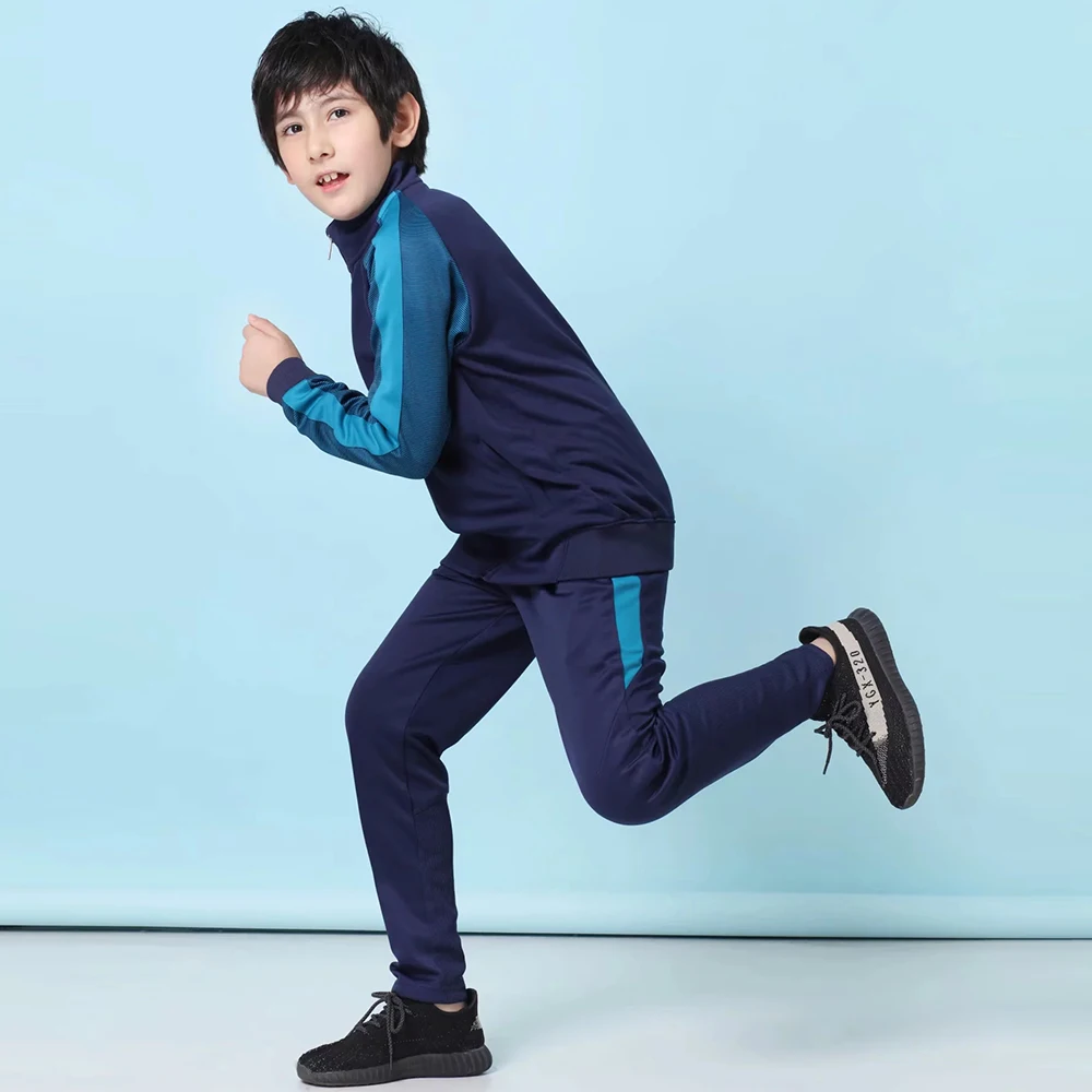 Winter Kids Football Tracksuits Boys and Girls Soccer Jerseys Long Sleeve Pants Survetement Futbol Fashion Training Uniform Kits view 6