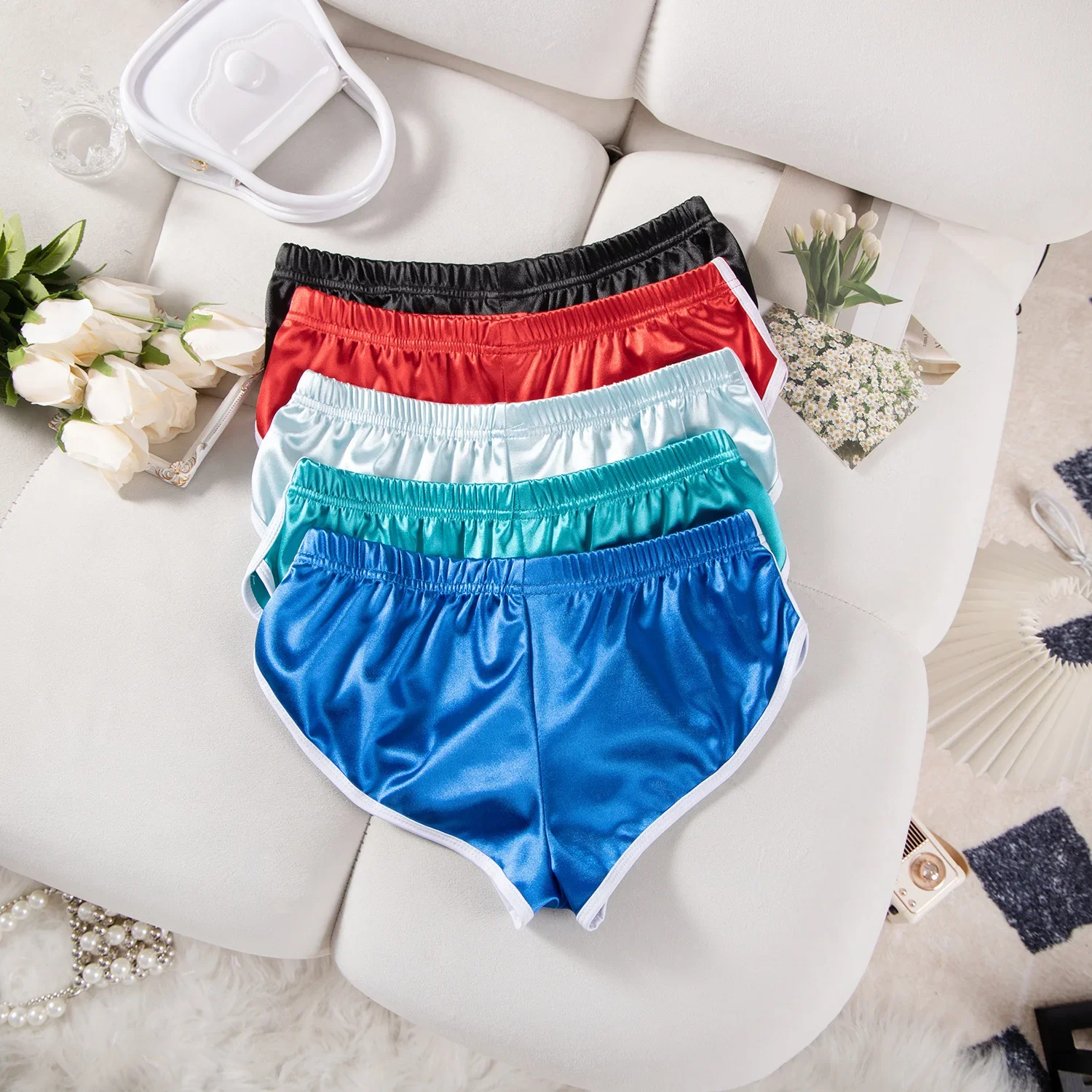 nuovi pantaloncini da donna estivi pantaloni caldi pantaloncini sportivi elastici da corsa sexy