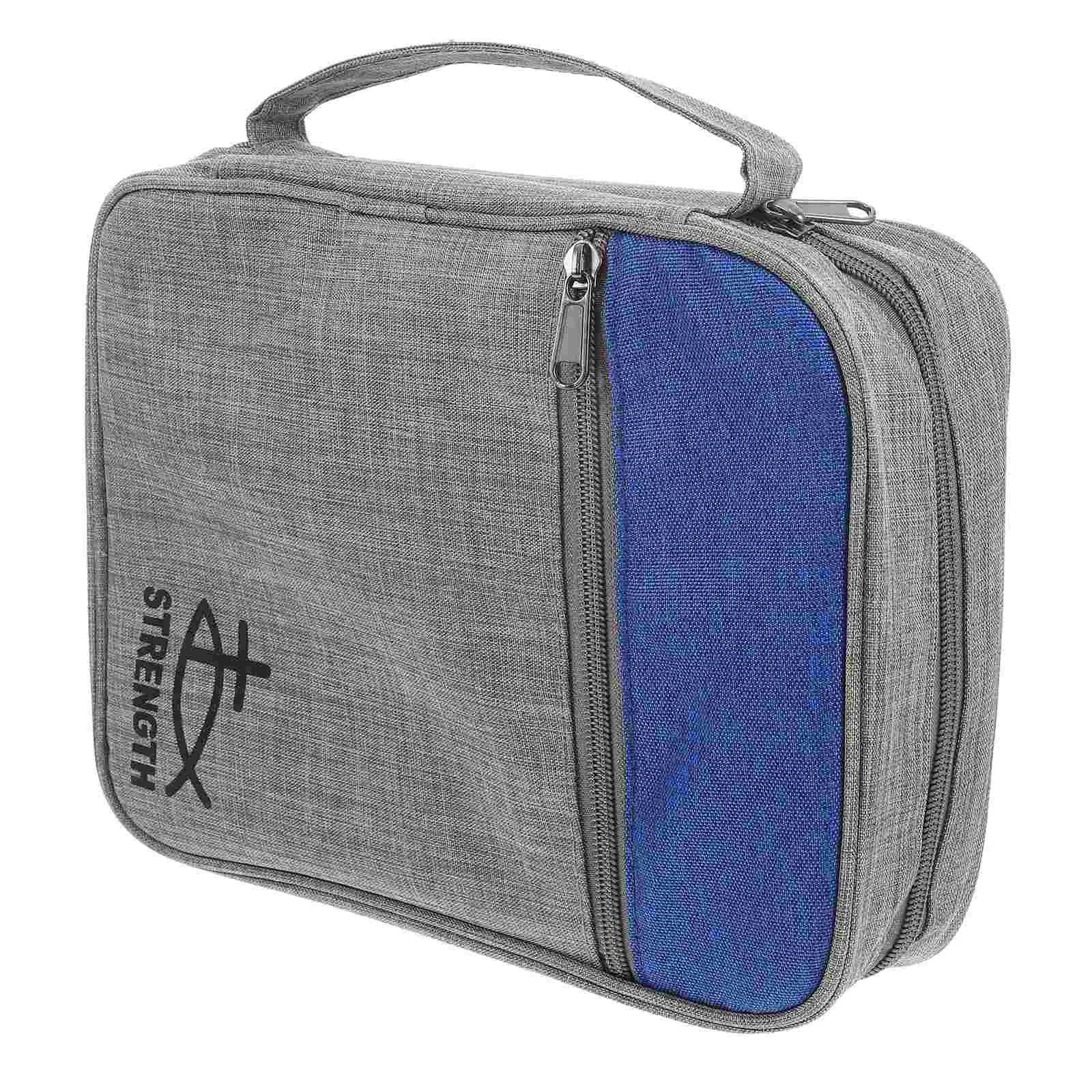 

Bible Pack School Bag Carrier for Women Cover Case with Strap Storage Polyester Purse Miss Shoulder Covers Girls Book Protector