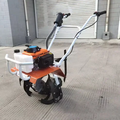 

Heavy Duty Hand Push Cultivators Mini Tiller for Soil Loosening and Furrowing in Garden Compact Mini Tiller