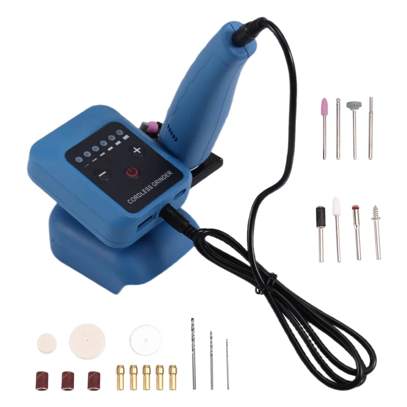 

B97A-Soldering Iron Station For Cordless Grinder 18-21V For Battery Interface Small Electric Drill