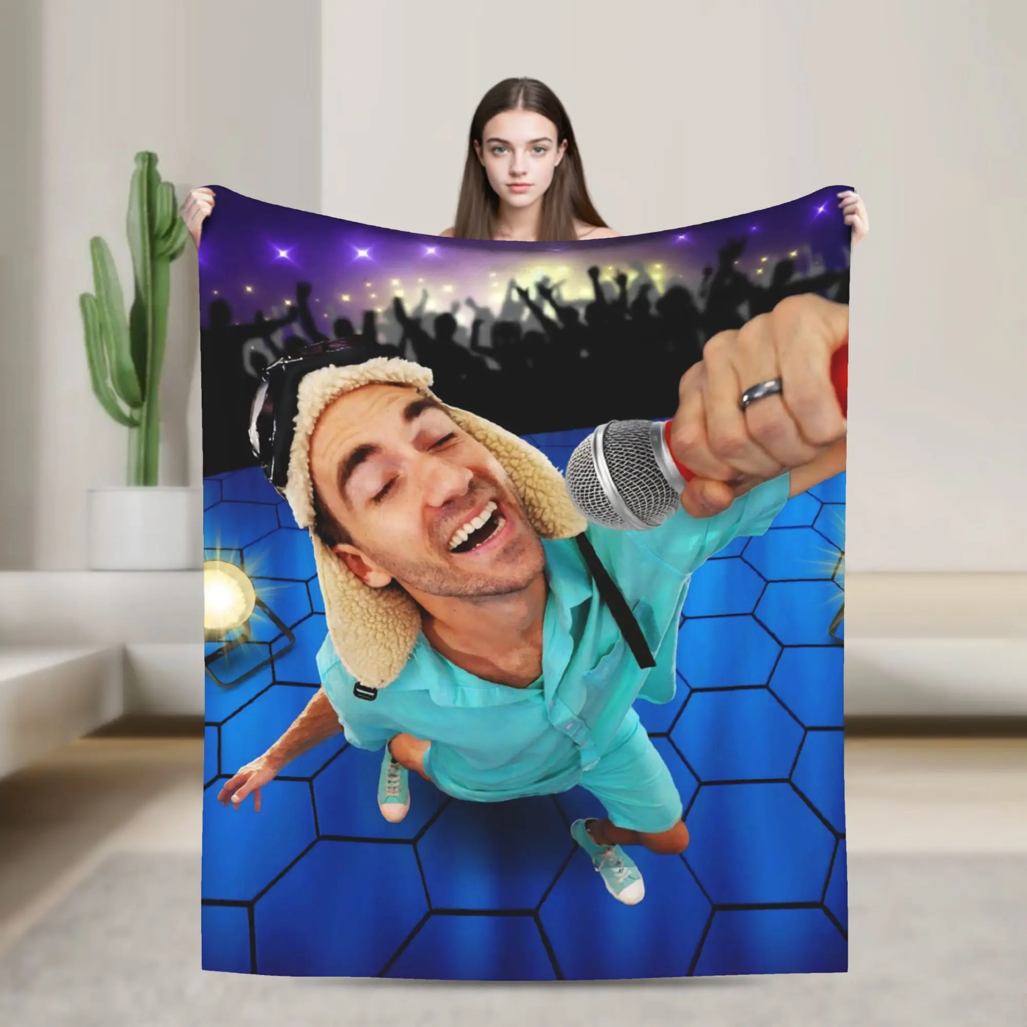 Dannys Go  Merch Blanket Warm Cozy Fluffy  Throw Blankets for Bed 50x60 Inches Multi-size Bedspread