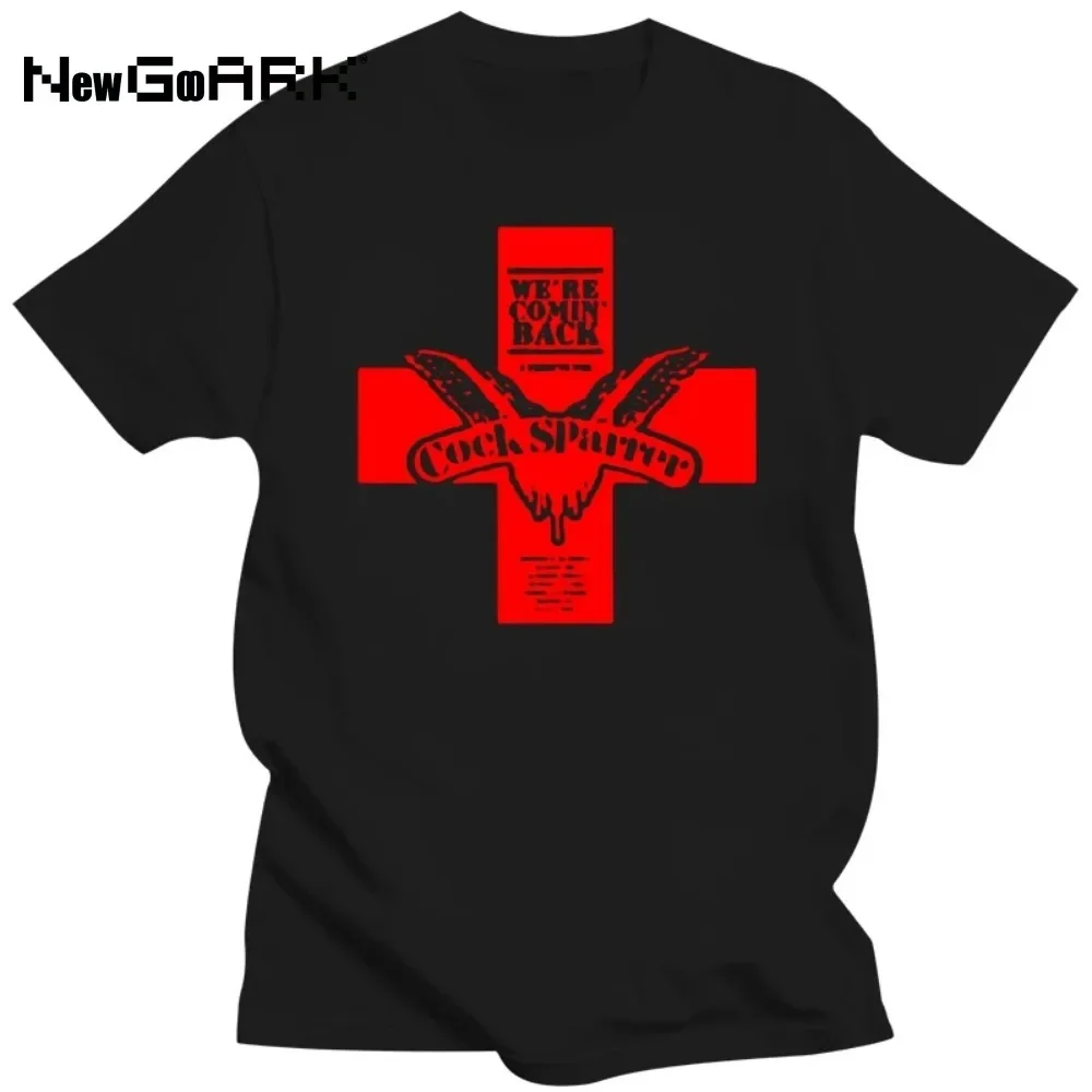 New Men's Tshirt S To 4xl Print Casual T-shirt Men Brand Cock Sparrer We're Comin Back  Tee