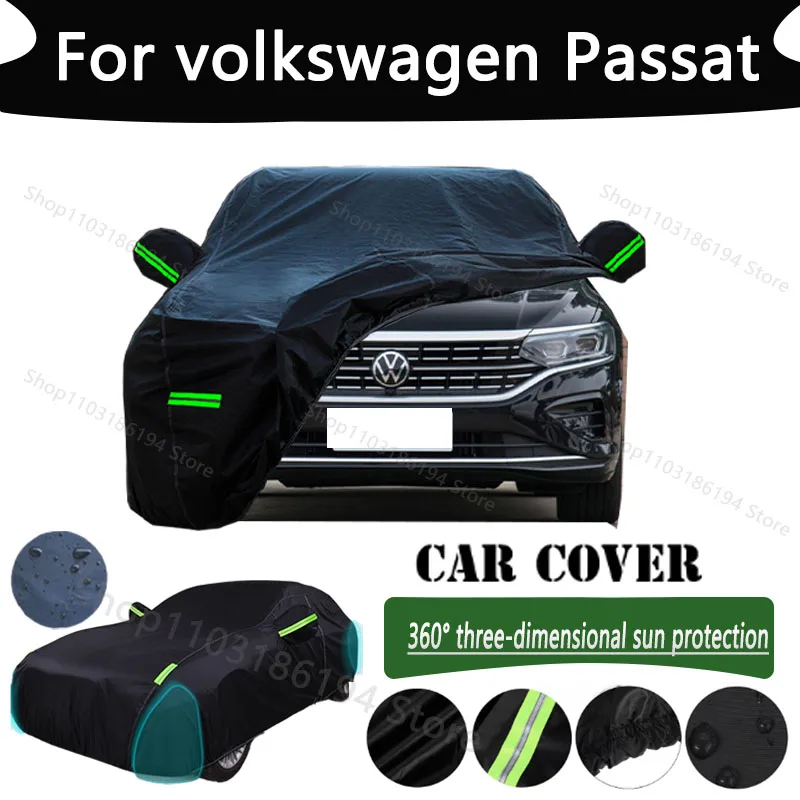 

For volkswagen Passat Outdoor Protection Full Car Cover Snow Covers Rainwater Sunshine Dustproof Scratches Car Cover