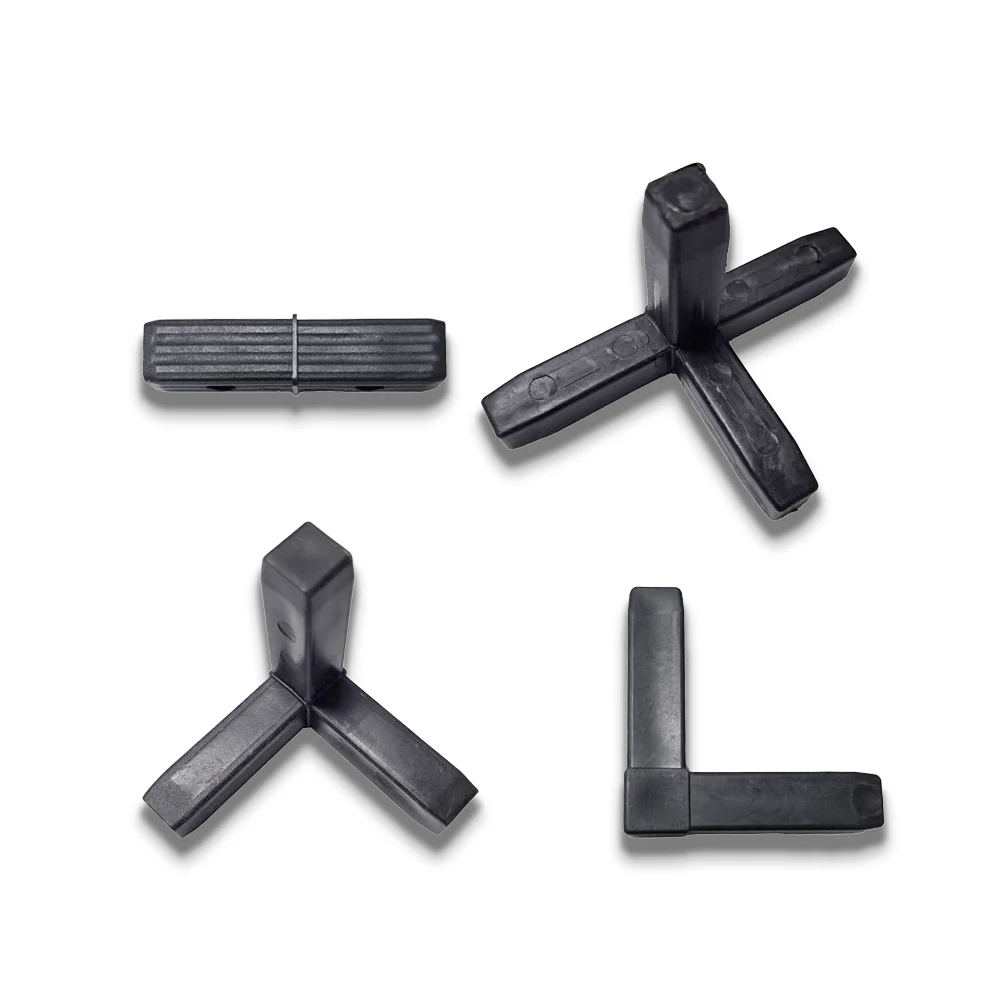15x15 Square Tube Plastic Connector Frame Joint for Shoe Rack Flower Stand Pet Cage DIY Building