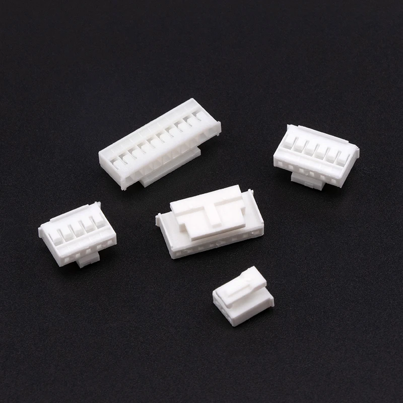 50Pcs HY2.0 Plastic Shell 2.0mm Pitch With Buckle Lock Connector 2P/3P/4P/5P/6P/7P/8P/10Pin