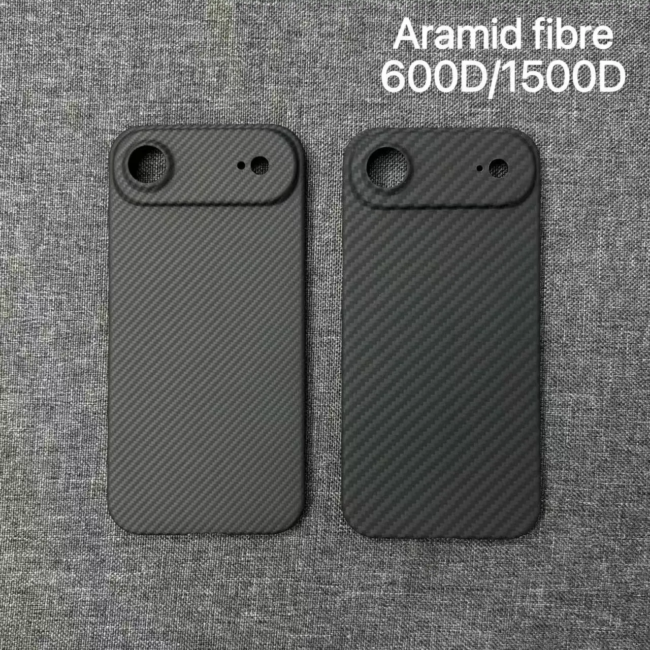 Compatible with the Apple 17 Air Lightweight impact-resistant aramid fibre mobile phone case in magnetic black