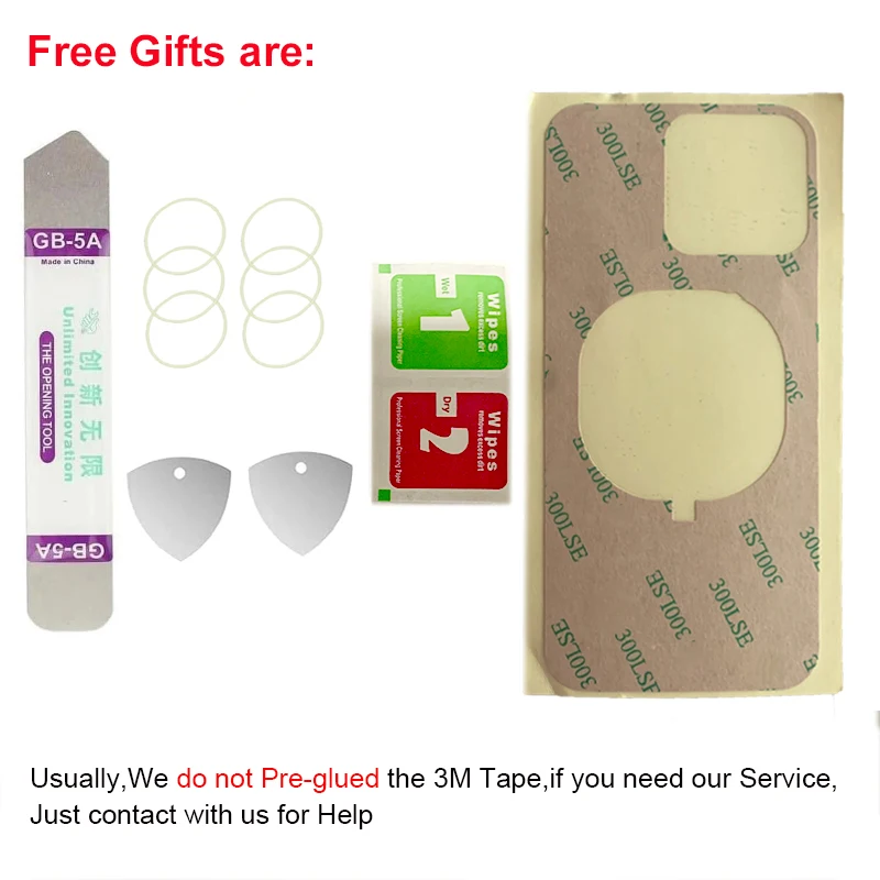 Big Hole Transparent Back Glass Replacement For iPhone 8 Plus X XS MAX XR 11 Pro Max 12 Mini 13 SE2020 Battery Door Panel Parts view 6