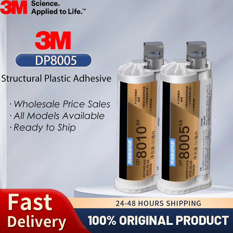 Original 3M Scotch-Weld DP8005 Structural Adhesive 10:1 Acrylic Glue for PP PE LSE Plastic Metal Bonding