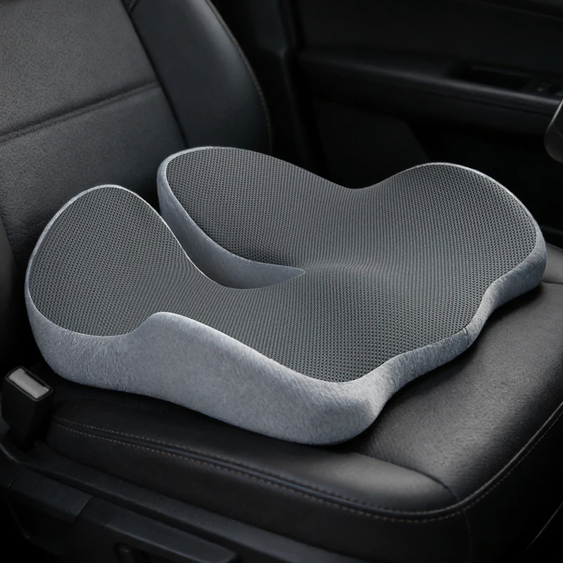 Portable Slow Rebound Memory Foam Car Seat Cushion Ergonomic Comfortable Breathable Car Seat Pads Sciaticaback Pain Relief