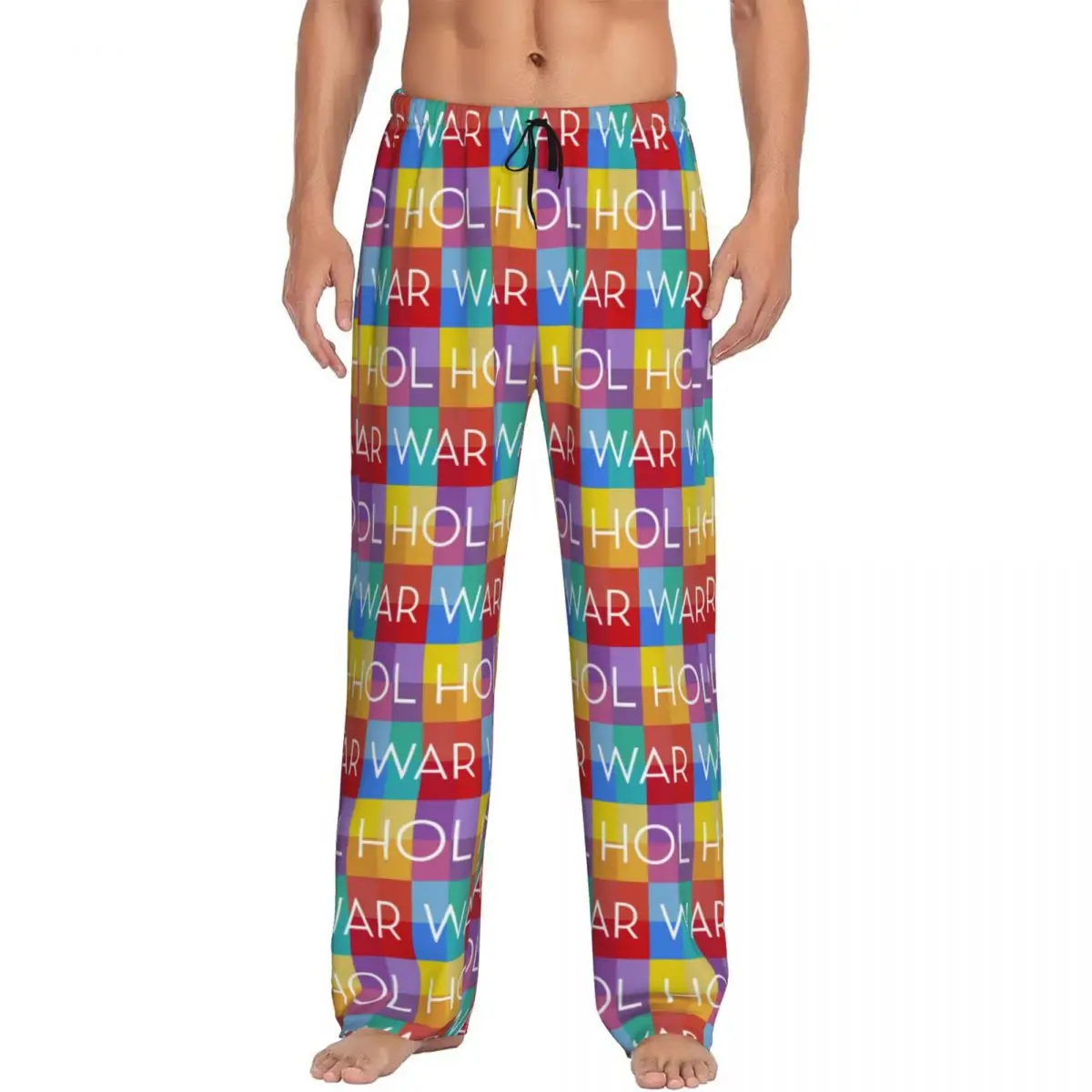 

Custom A-Andy Art W-Warhol Pajama Pants Men's Lounge Sleep Drawstring Sleepwear Bottoms with Pockets
