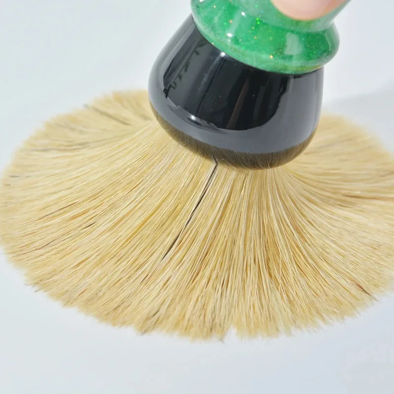2026 Boar Bristle Shaving Brush Knot YAQI Green Viper Handle 24MM For Men Wet Shaving Brush