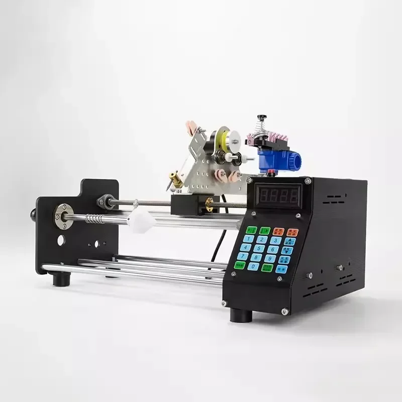 Automatic CNC Winding Machine 24V10A Electric Stranded Wire Winding Machine Counting Meters Fish Coil/Cotton Wire Enameling Tool