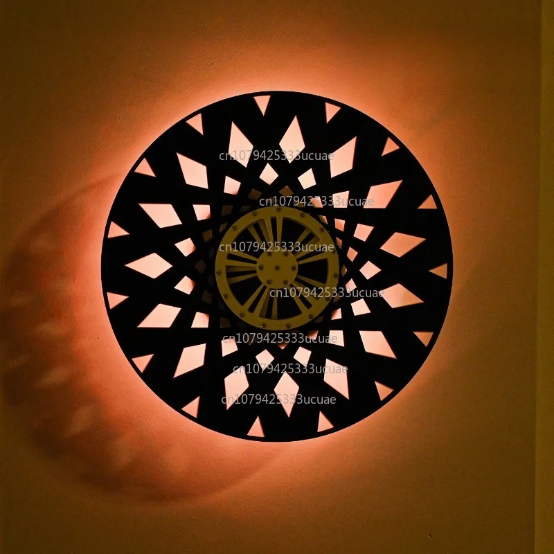 Handmade, visual art time travel color LED