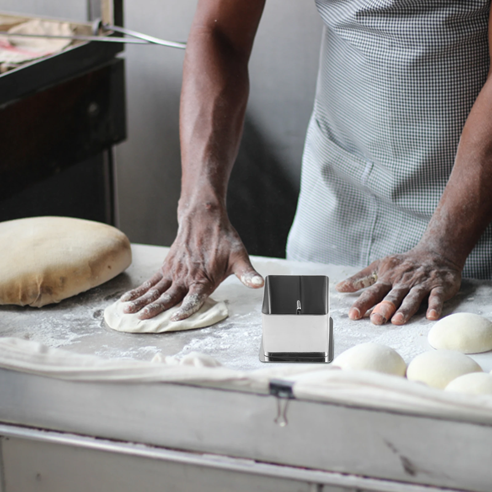 

1 Set Stainless Steel Rice Ball Mold Square Diy Cake Sushi Making Tool Baking Cooking Desserts Family Gathering Festival Gift