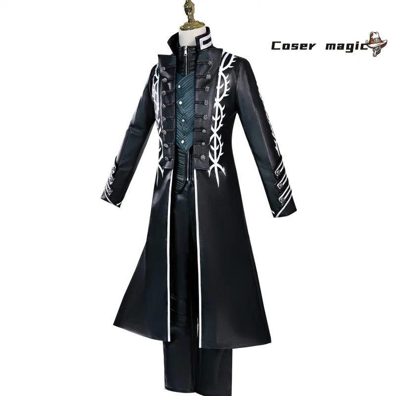Game Devil May Cry 5 Vergil Cosplay Costume Uniform Halloween Carnival Party Christmas Play Role Clothes Clothing