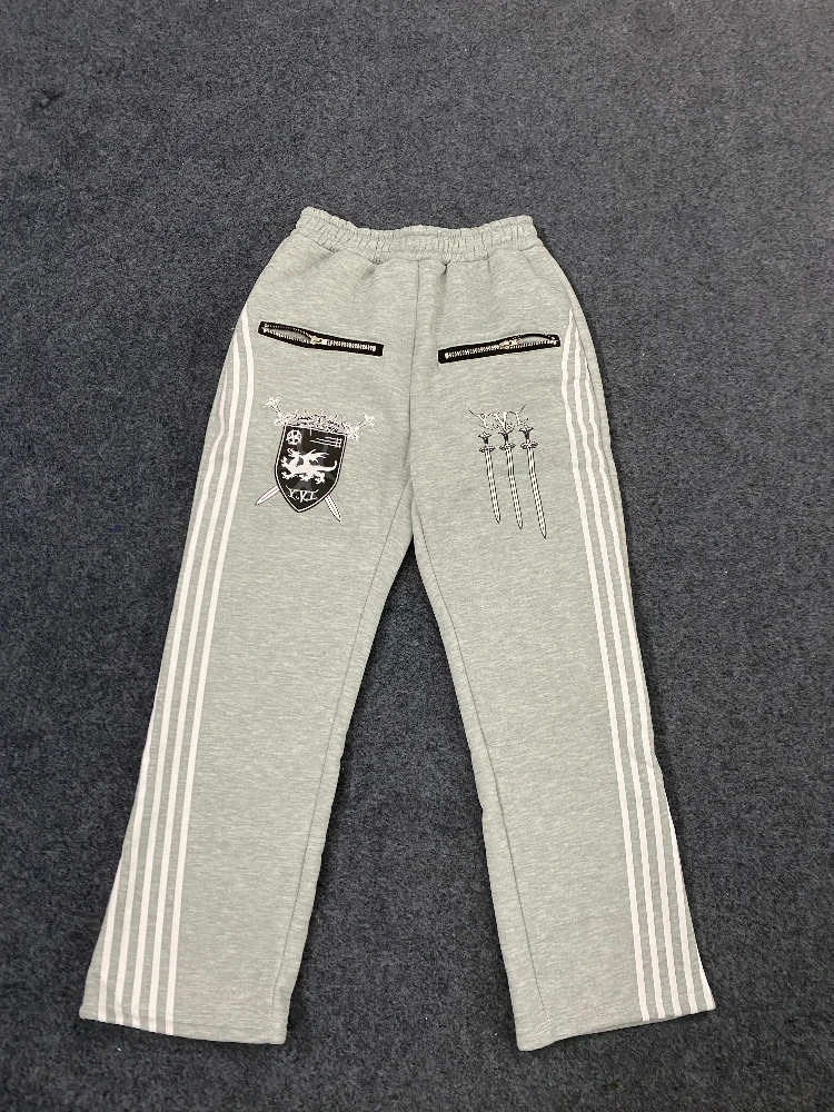 

Large Gothic style high-end loose sweater pants suitable for Y2K autumn and winter trend niche suit, new model launched