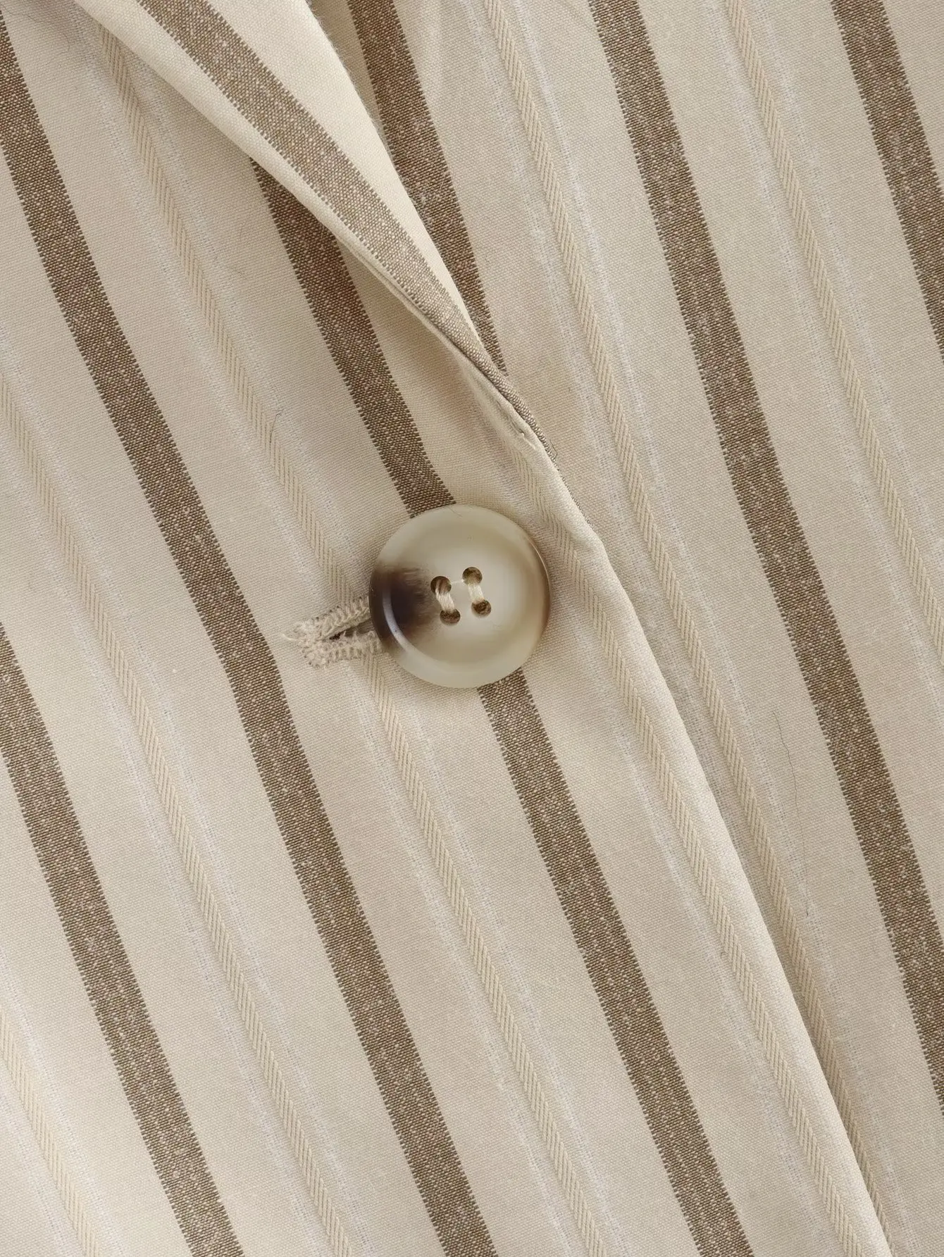 Withered 2023 New Fashion Ladies Retro Beige Blazers Ins Blogger Striped Casual Suit Jacket