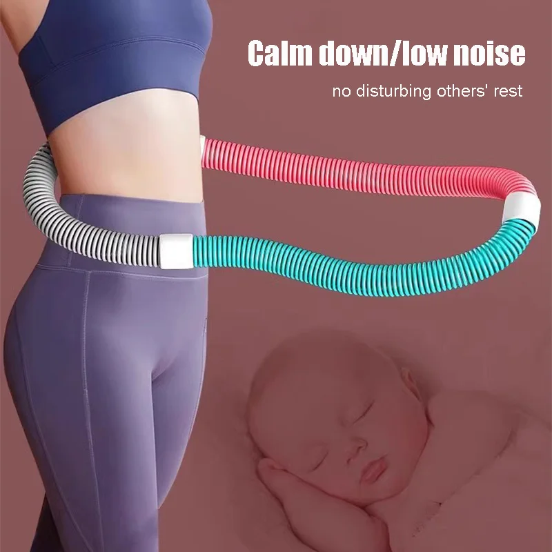 

New Soft Spring Sport Hoop Portable Friendly Slimming Exercise Fitness Fat Burning Waist Abdomen Home Gym Equipment Sport Circle