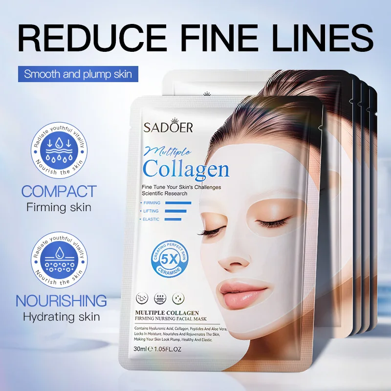 

"Collagen Boost" Hydrating Face Mask | 30ml Multi-Collagen Formula | Deep Moisturizing & Firming | For All Skin Types