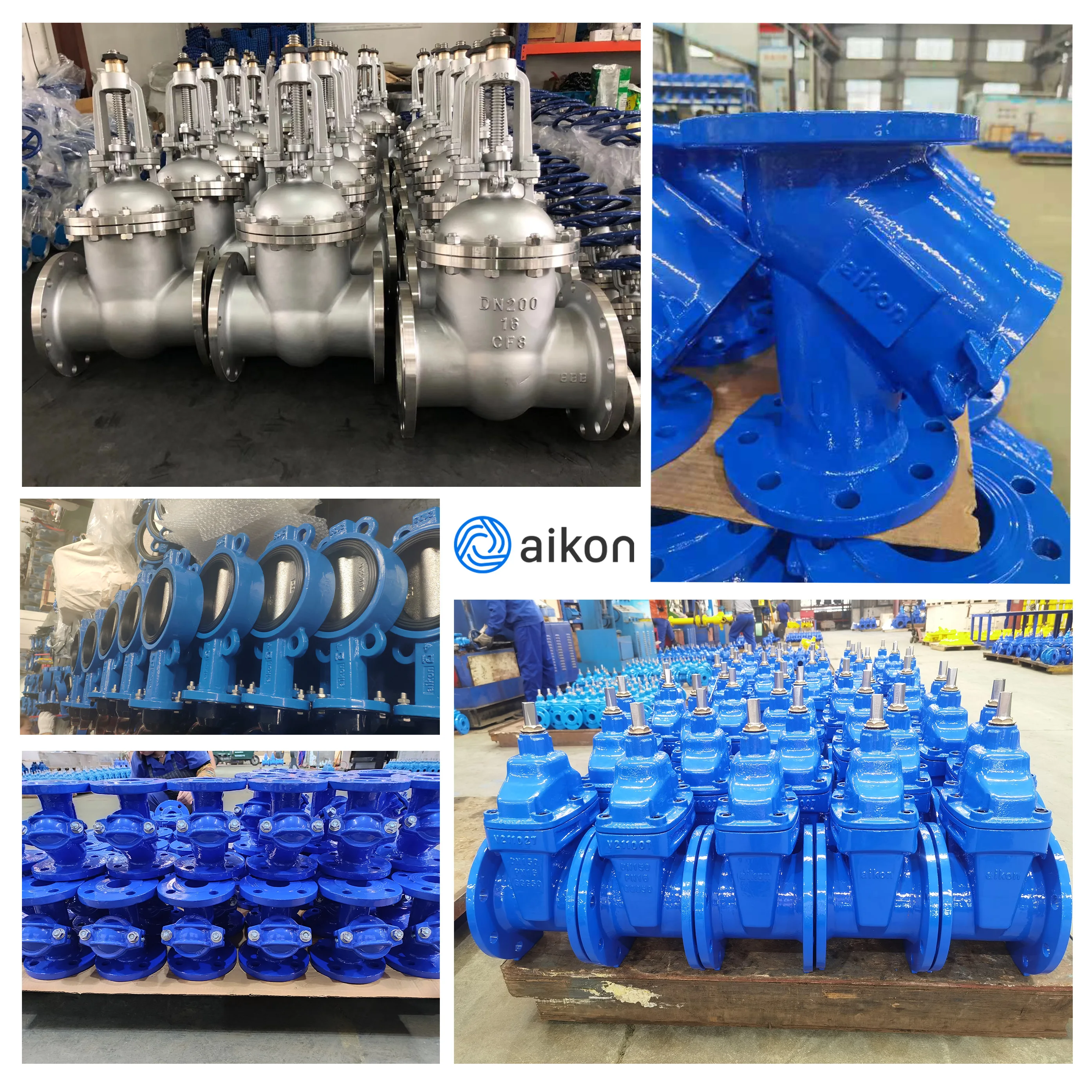 Aikon Reliable 300HCV Iron Flange Type Pressure Price Non Slam Slow Closing Swing Check Valve