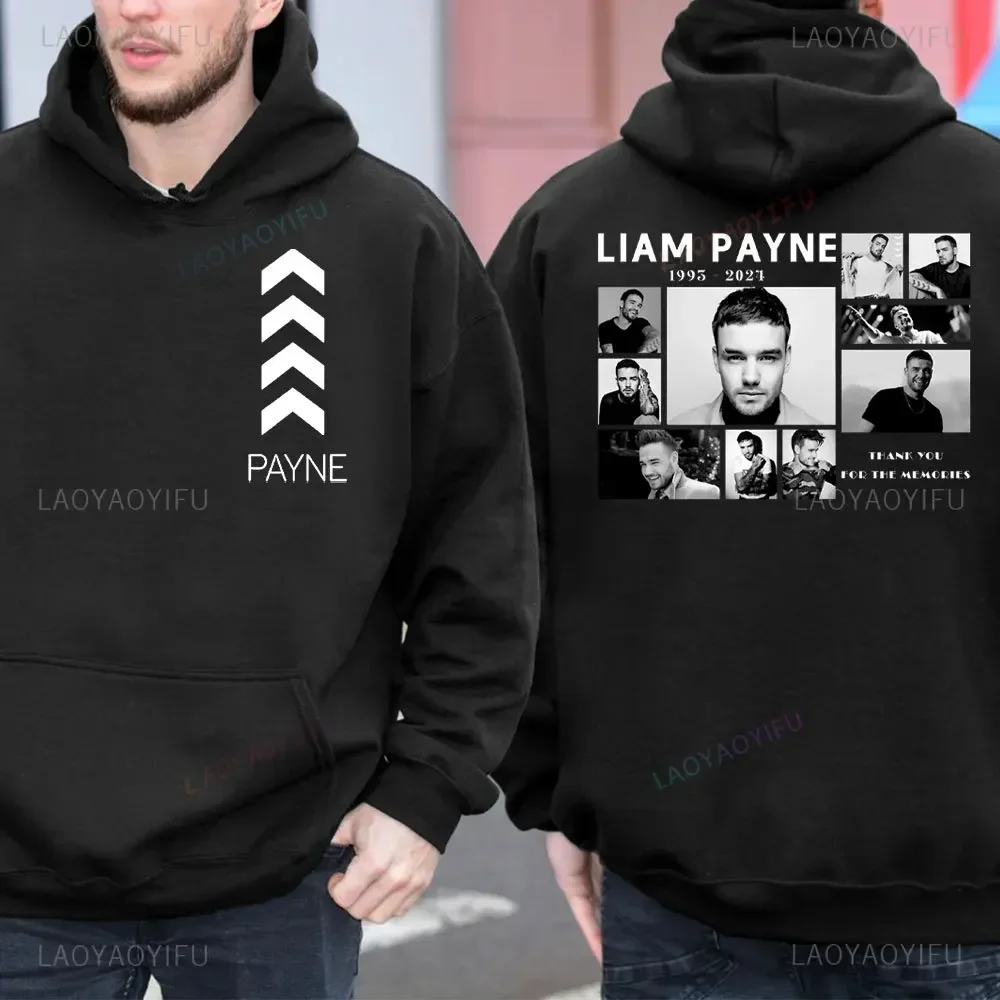 In het geheugen van Liam Payne Herfst Winter Warm herensweatshirt met lange mouwen Liam Payne1993-2024 We zullen altijd je missen Hoodies Tops