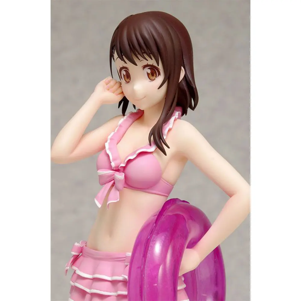 Nisekoi Onodera Kosaki Beach Dinner Figure, Anime Model Toy, Stand Bikini, Holding Swimming Ring, Gift Collection, PVC, 16cm