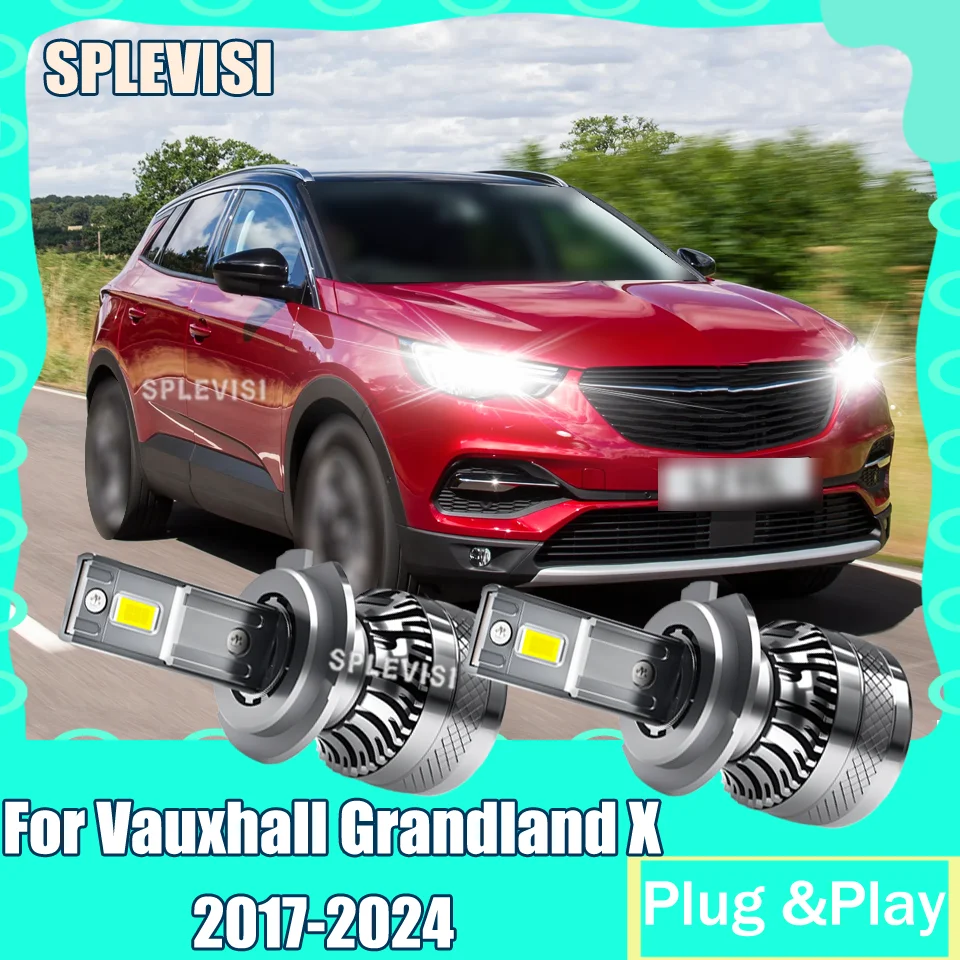 

2 шт. IP68 H7 светодиодная лампа для фар CSP Light Kit 12 В легко регулируется для Vauxhall Grandland X 2017 2018 2019 2020 2021 2022 2023 2024