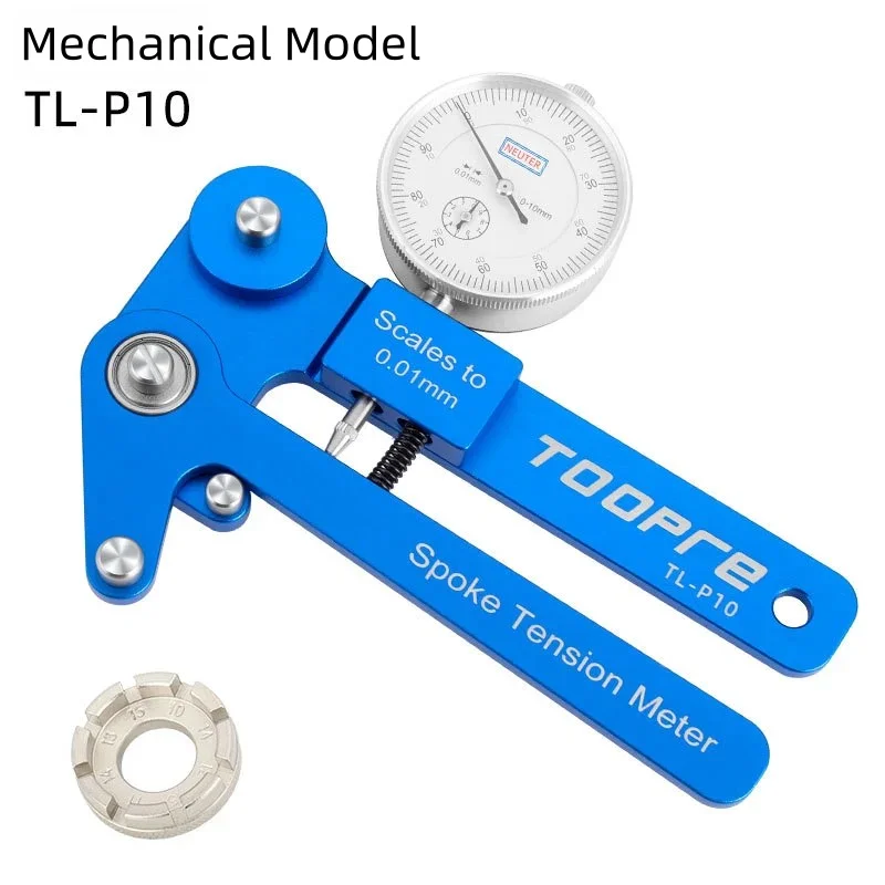 TOOPRE Fahrrad Speichen Spannung Meter Digital Display Felge Korrektur Werkzeug Mechanische Rad Stahl Draht Ring Einstellung Messen