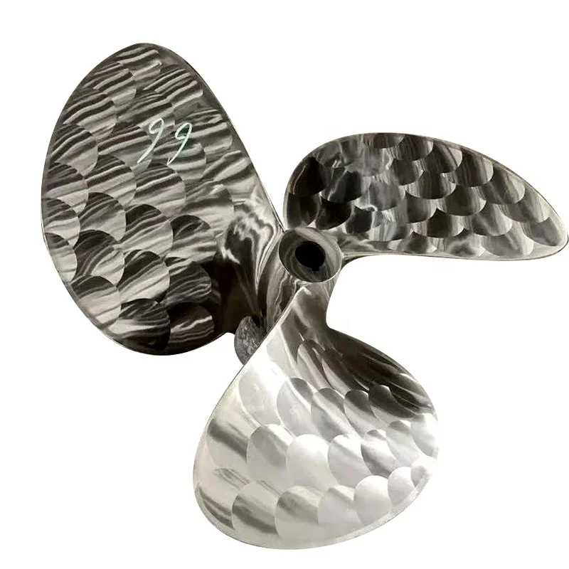 المروحة سبائك النحاس البحرية 4 شفرات المروحة السفينة البرونزية قطر 500-8000 مللي متر Propel Marine