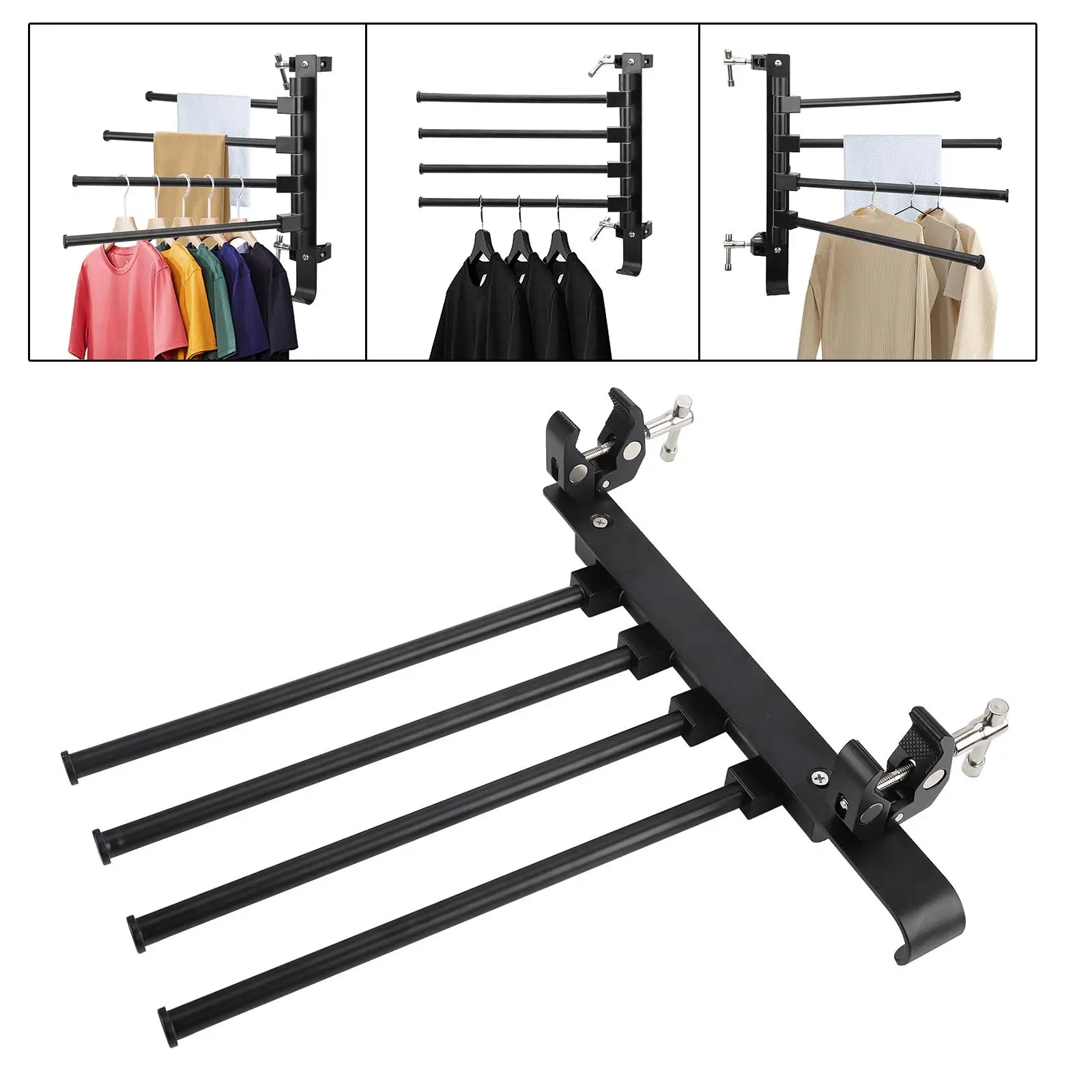 

RV Clothes Drying Rack Space Save Accessories for Camper RV Outdoor