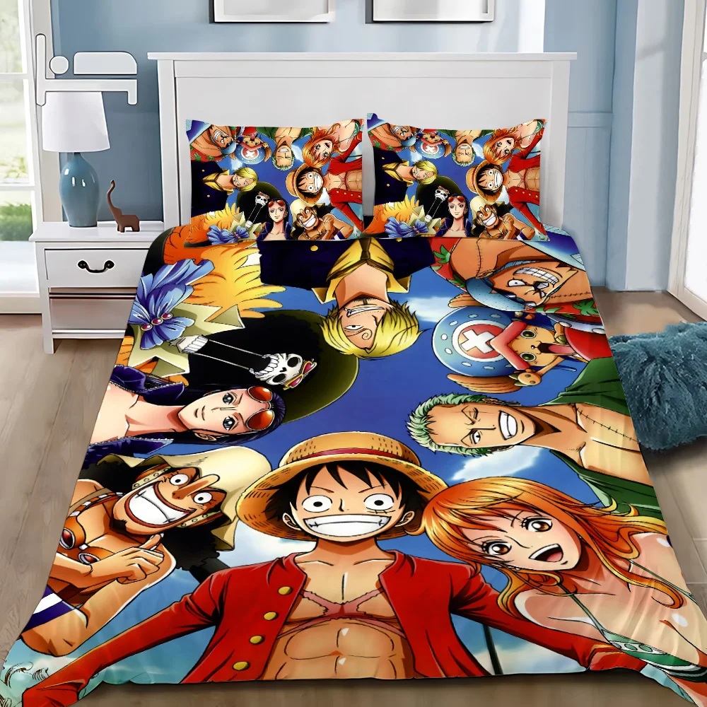 P-PieceS O-OneS Duvet Cover Pillowcase Bedding Set Adult Boy Girl Bedroom Decoration Children Gift Single Double Large Size