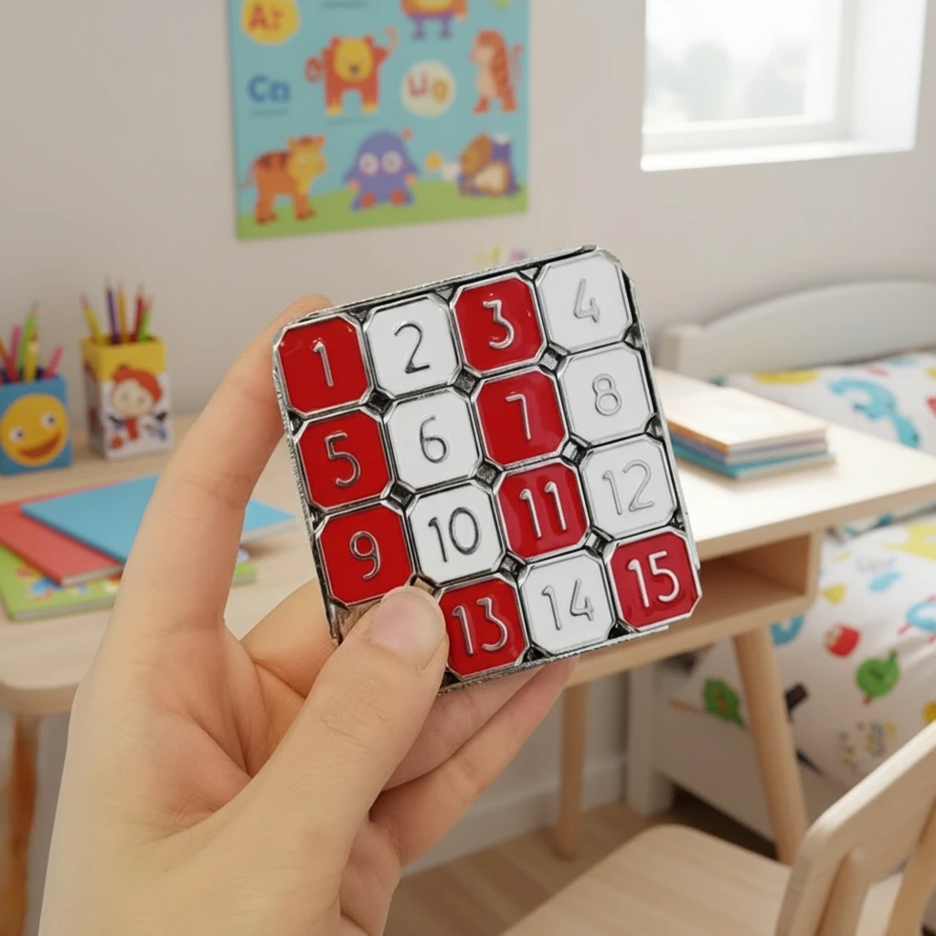 

Металлические горки с номером, игры для мозга, развивающая игрушка для детей 1, 15, дорожные игрушки Huarong, упражнения для развития мозга детей