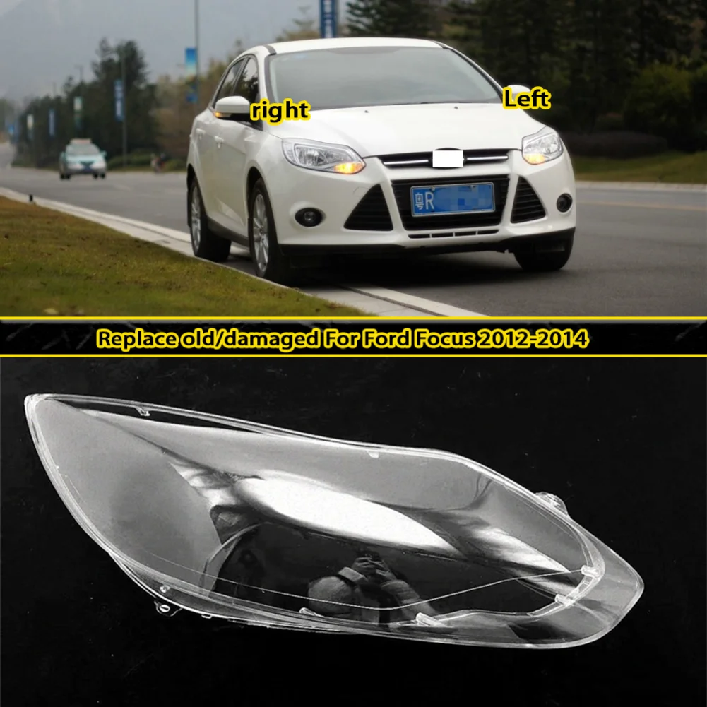 

Для Ford Focus 2012 2013 2014, крышка фары, корпус фары, маска, прозрачный абажур, линза из плексигласа, автозапчасти